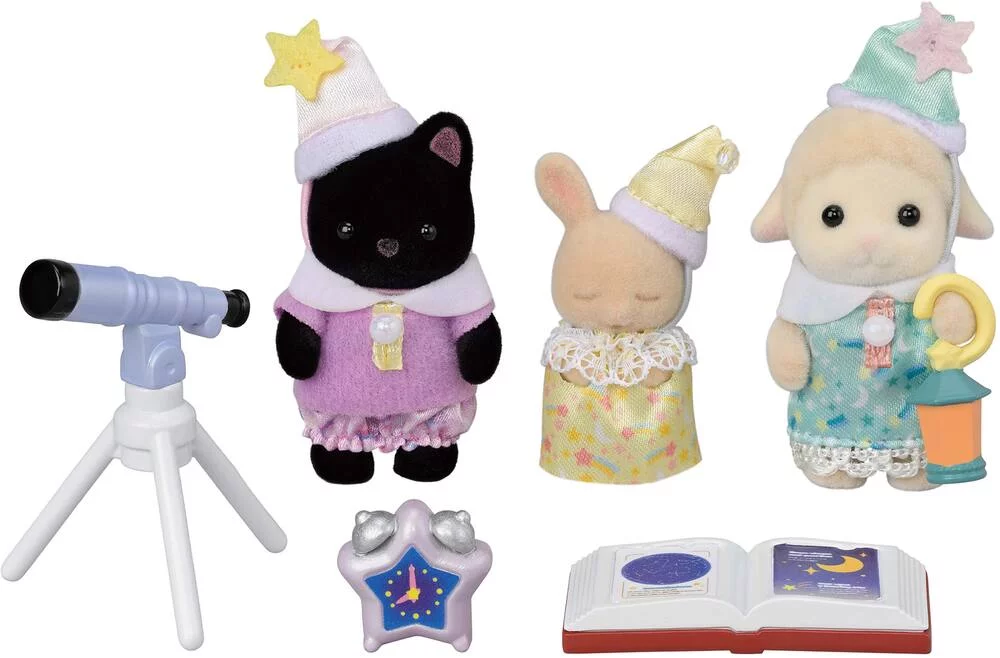 LE TRIO DES BEBES PYJAMA PARTY - SYLVANIAN TOUS POUR BEBES