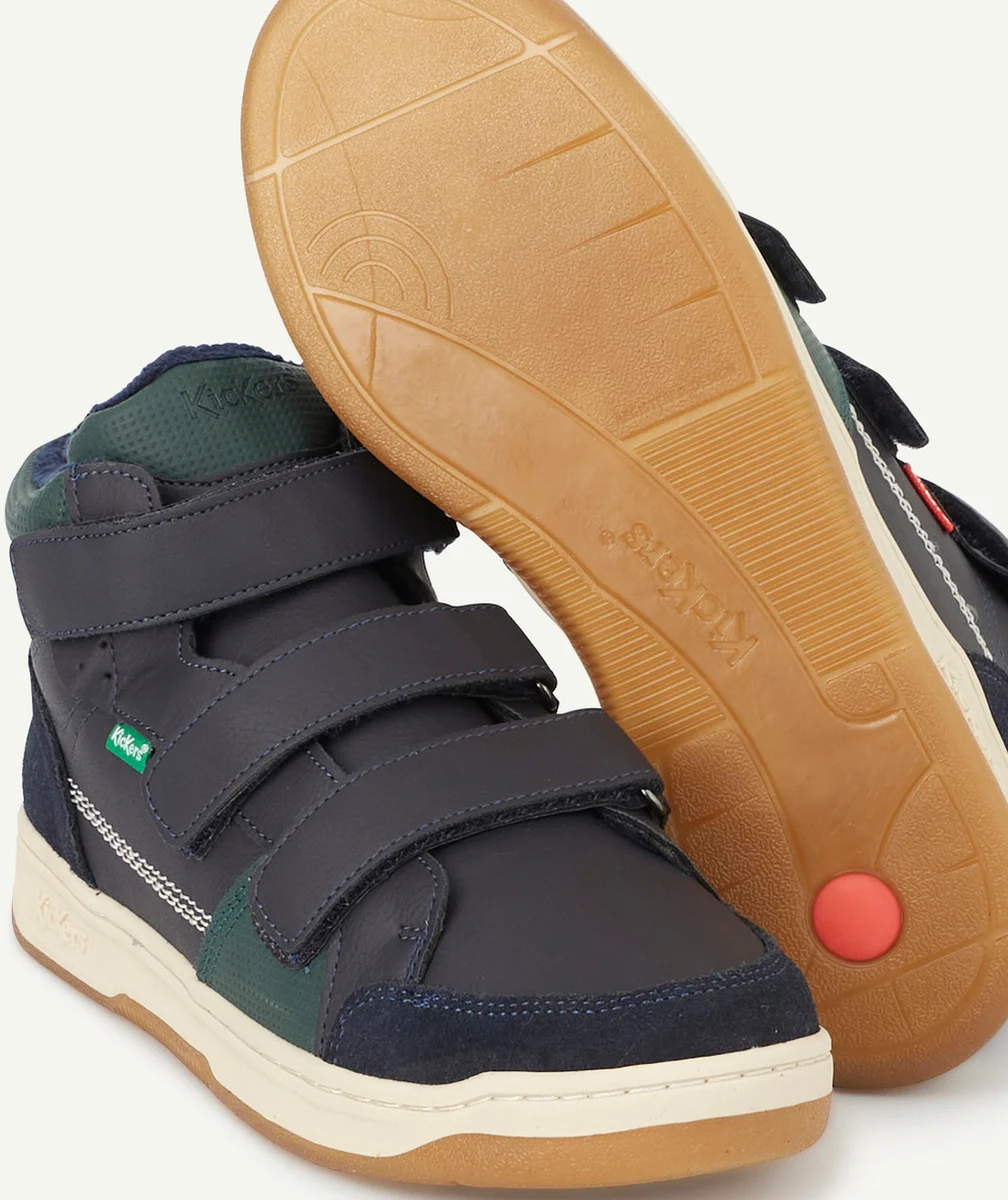 KICKERSBASKETS GARÇON KROISY MARINE VERT