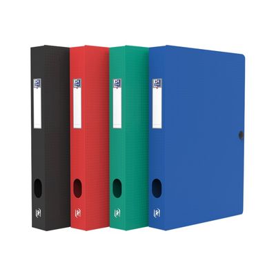 Oxford Memphis - Boîte de classement plastique - dos 40 mm - disponible dans différentes couleurs
