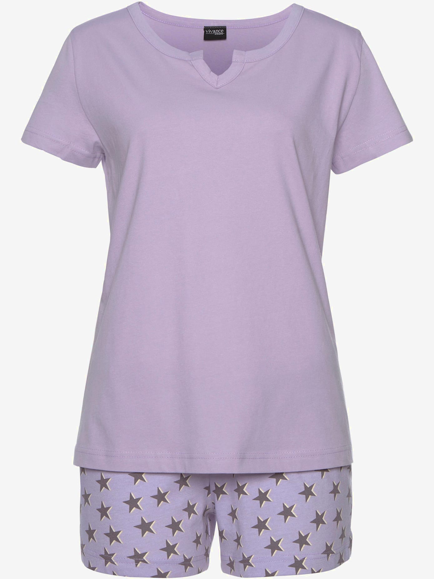 Lot de 2 pyjamas courts avec motif étoile
