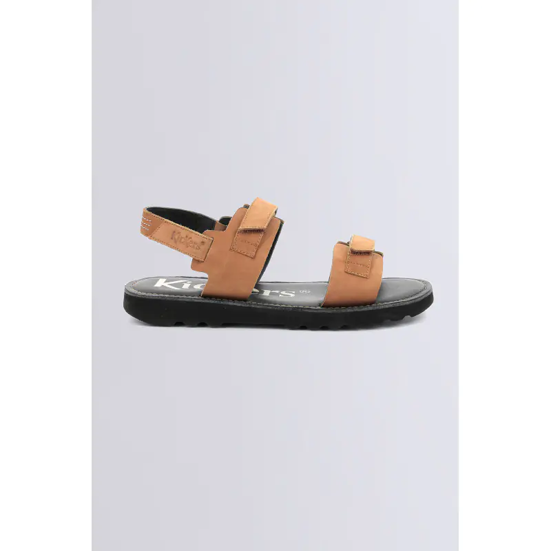 Kick neos Camel SANDALES Cuir Homme