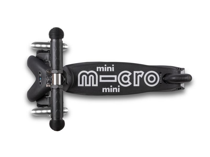 Micro Mobility Kickboard Mini Micro Deluxe Eco Schwarz Kids Scooter aus recycelten Fischernetzen