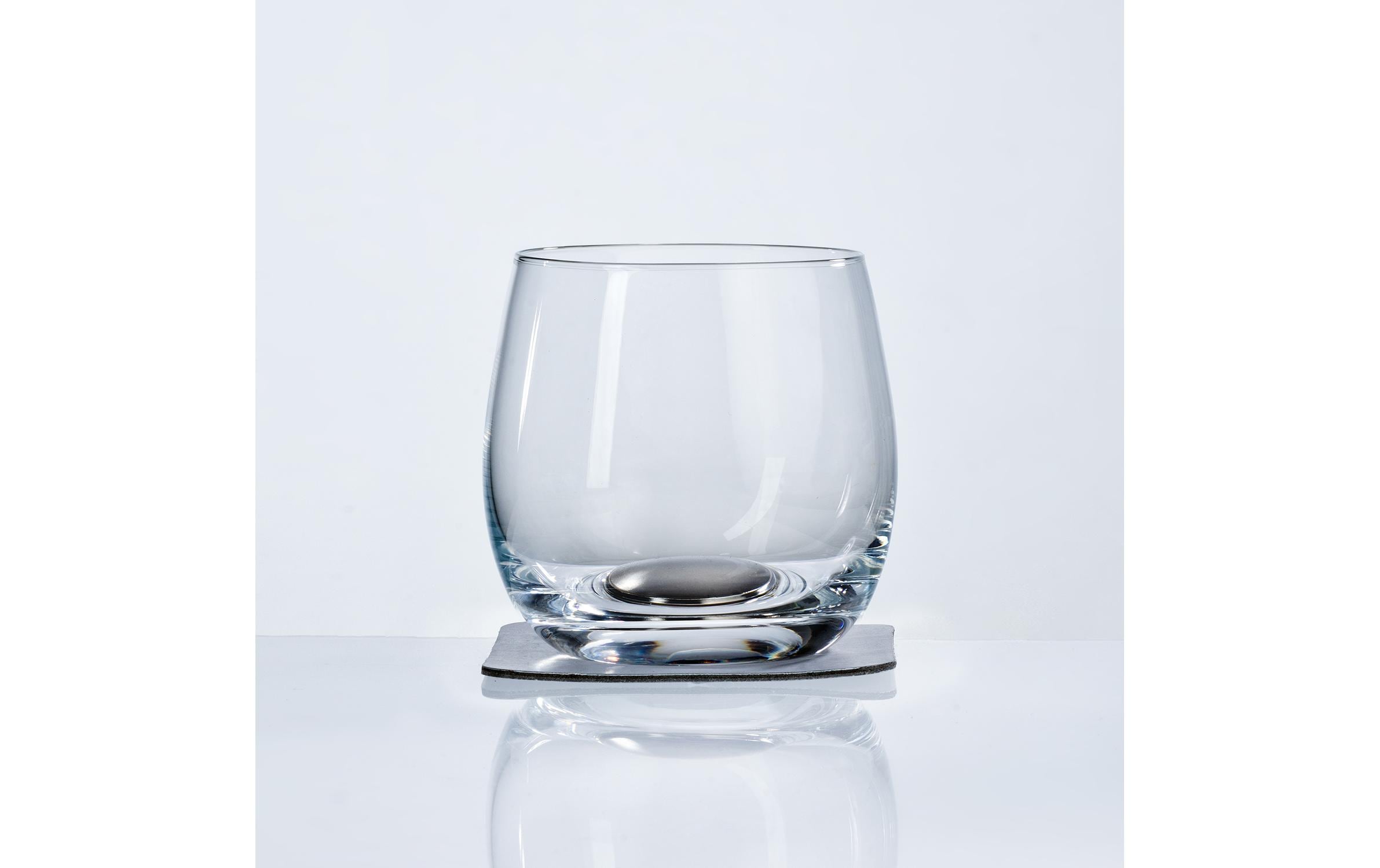 Outdoor-Whiskyglas Kristallgläser 2er-SetWeingläser-Set mit Magnet-Pads