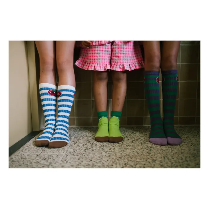 Daily Brat Chaussettes Very Berry | Bleu