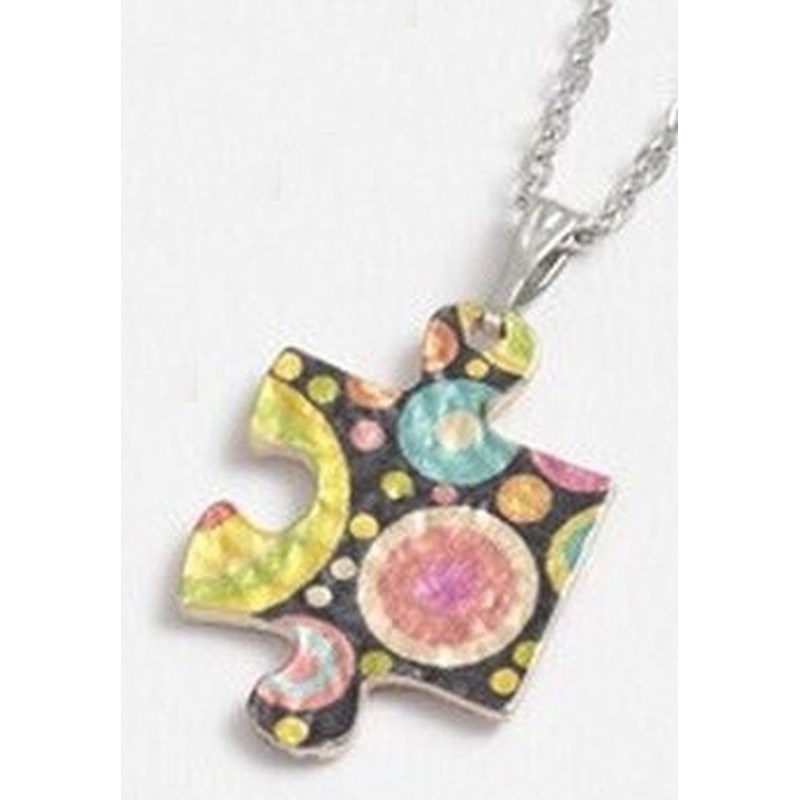 Collier motif en acier inoxydable
