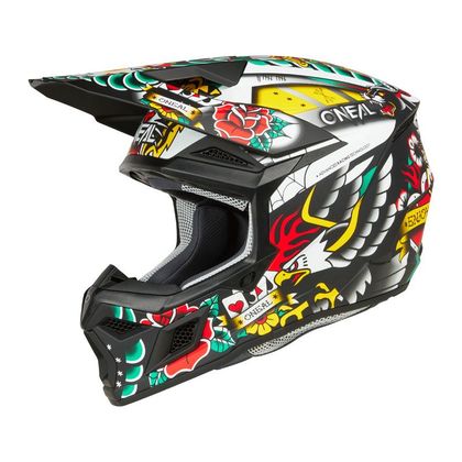 Casque cross O'Neal 3SRS - INKED 2025 - Multicolore