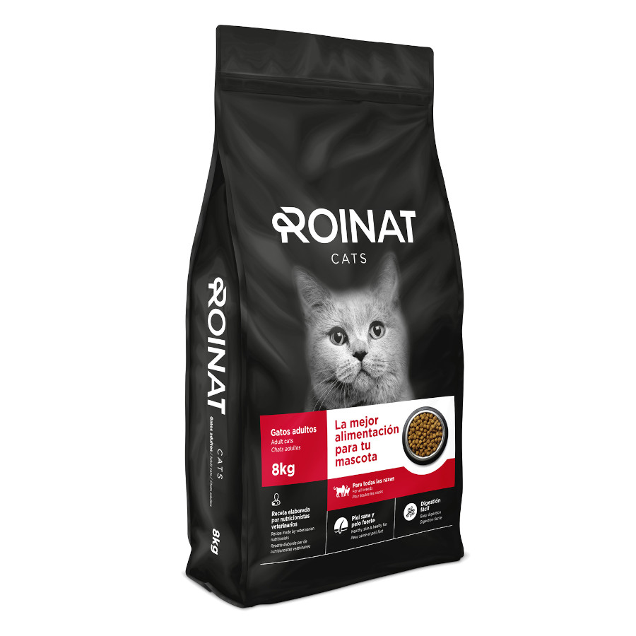 Ração para Gatos Adultos Roinat Cat com Frango