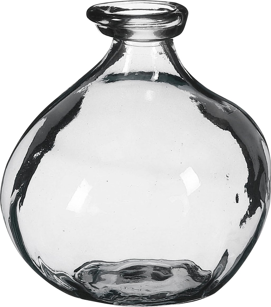 Mica Decorations vaas Organic transparant D 16 H 18 cm