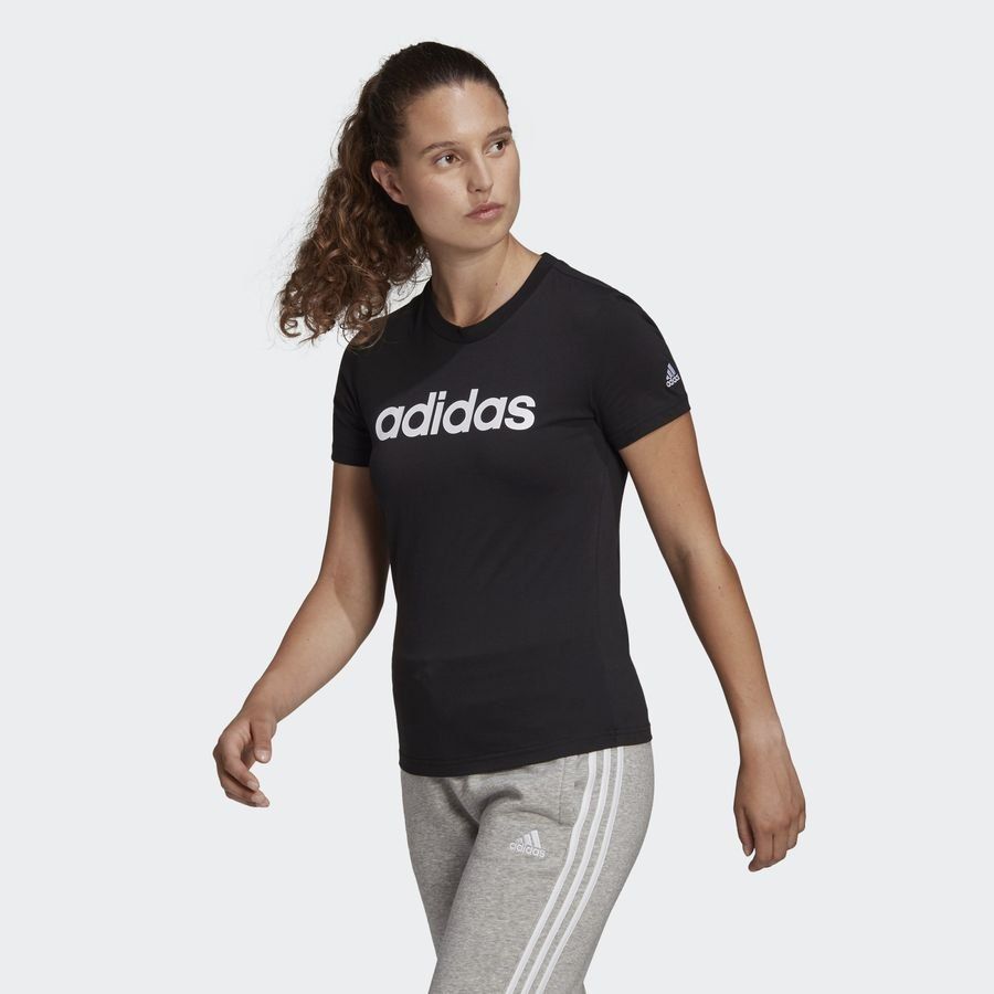 adidas T-Shirt Loungewear - Noir/Blanc Femme