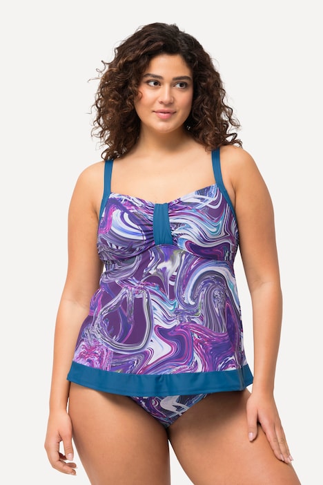 Tankini, Marmormuster, Softcups