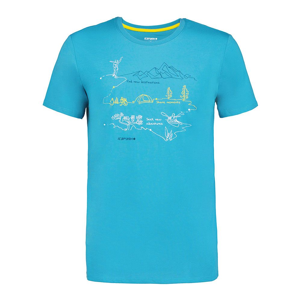 Icepeak BEEVILLE - Tee-shirt Homme turquoise