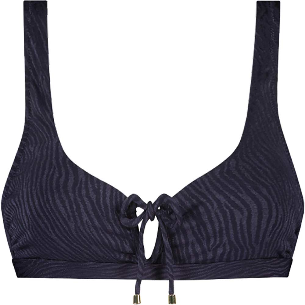 Cyell Bikini Top Damen midnight zebra