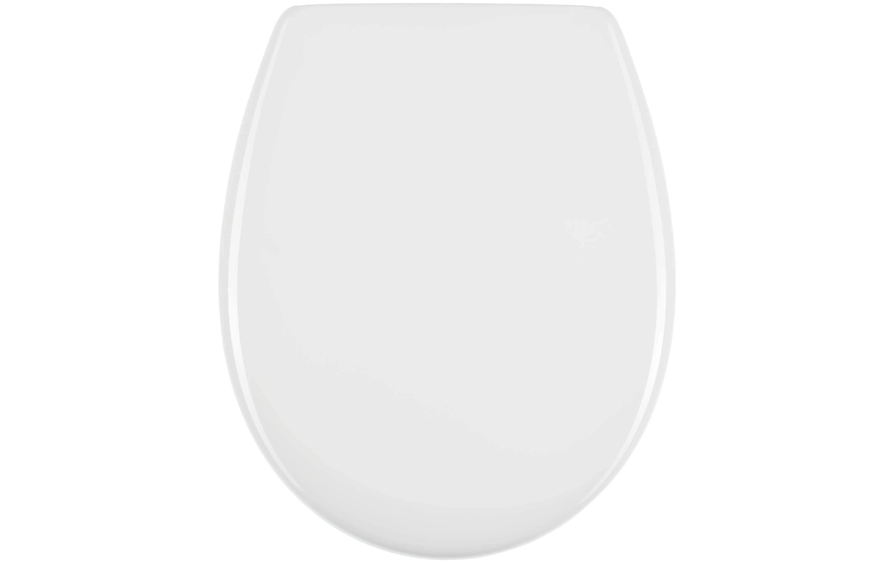 Toilettensitz Perca mit Absenkautomatik, WeissWC-Sitz