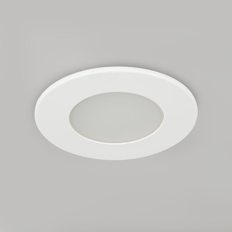 Set van 3 badkamer inbouwspots rond LED 5W wit waterdicht - Blanca