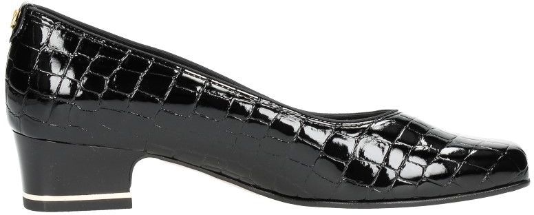 Ara Graz Cocco-Lack zwart croco lak