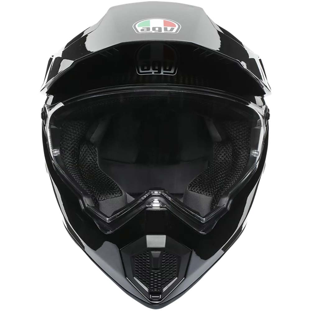 AGV - Casque AX9 Mono Carbone Carbone / Brillant