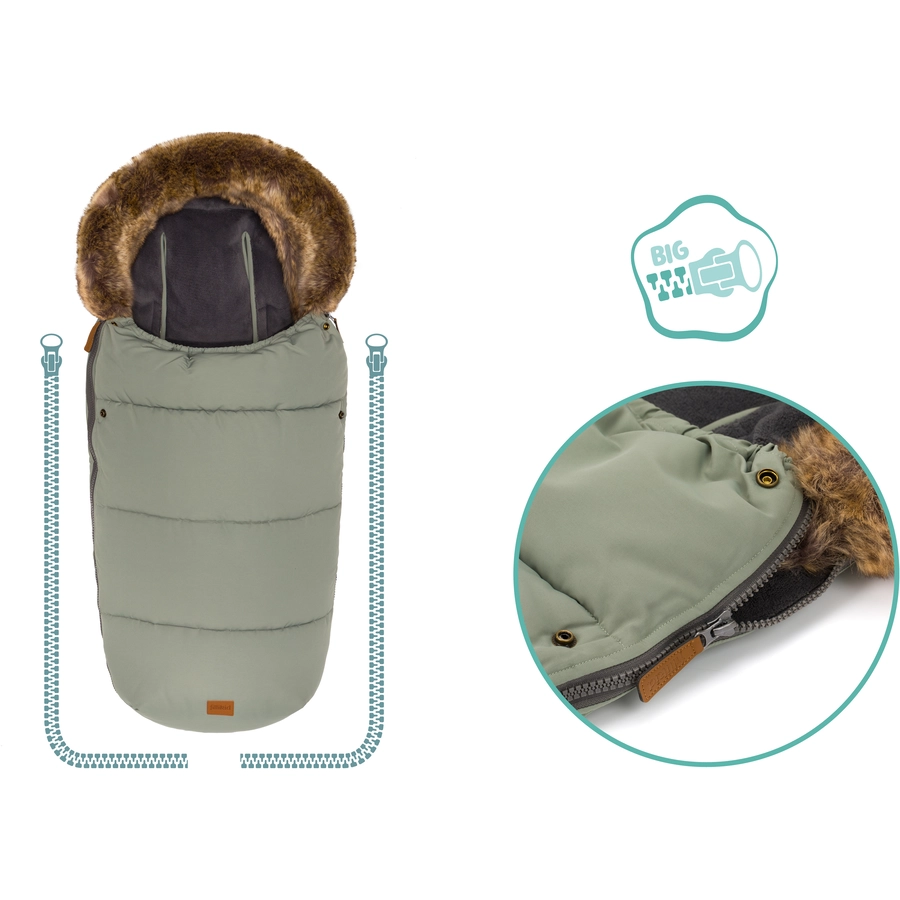 fillikid Winterfußsack Manaslu Polyester Salbei
