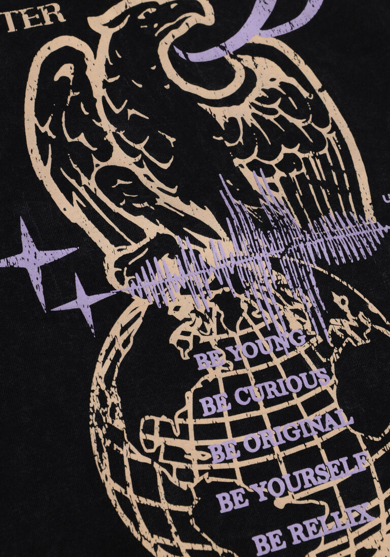 RELLIX zwarte rellix t-shirt t-shirt ss rellix