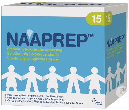 Naaprep Sérum Physiologique 15x5ml Ampoules