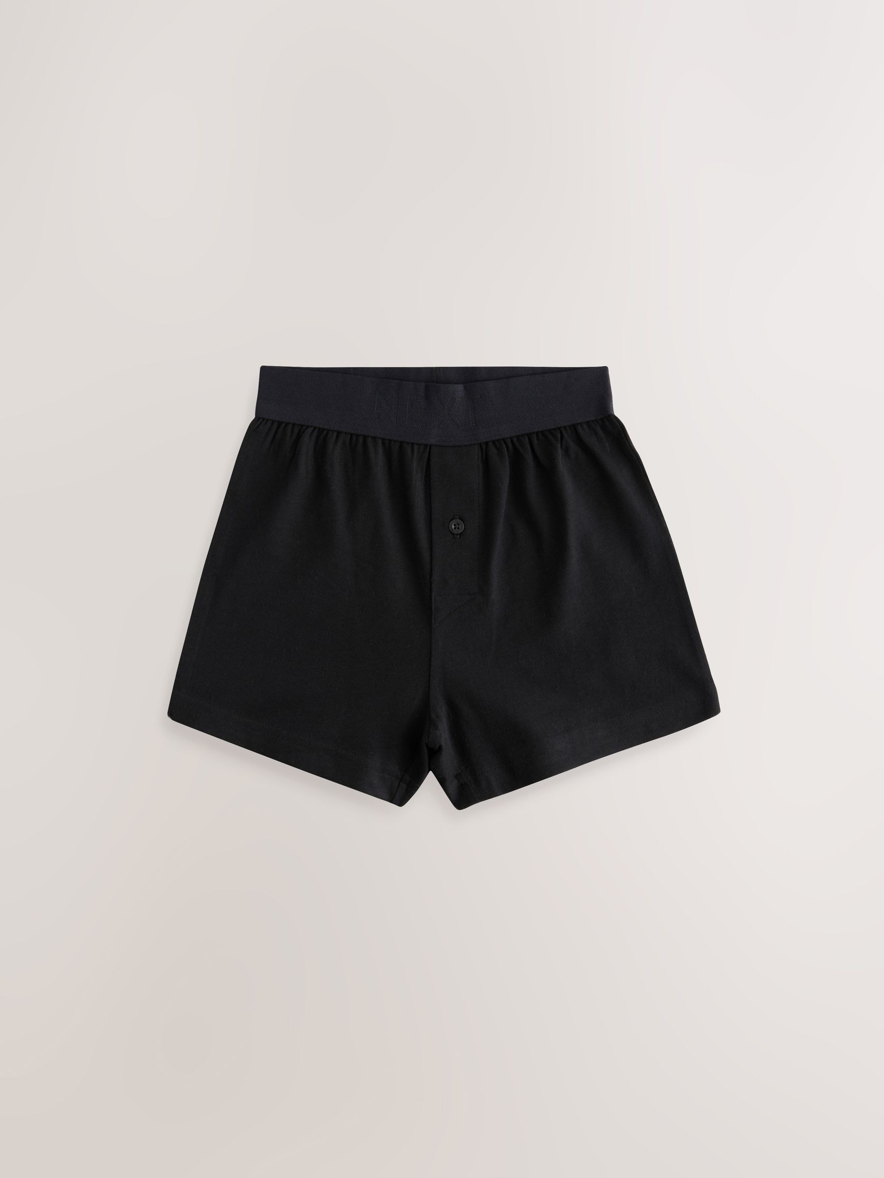 Zwart - Verpakking van 5 ruimvallende 100% katoenen Boxer (1.5-16jr)