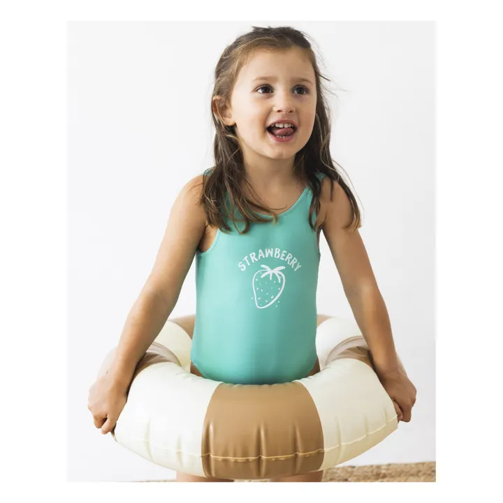 Búho Maillot de Bain 1 Pièce Fraise | Vert