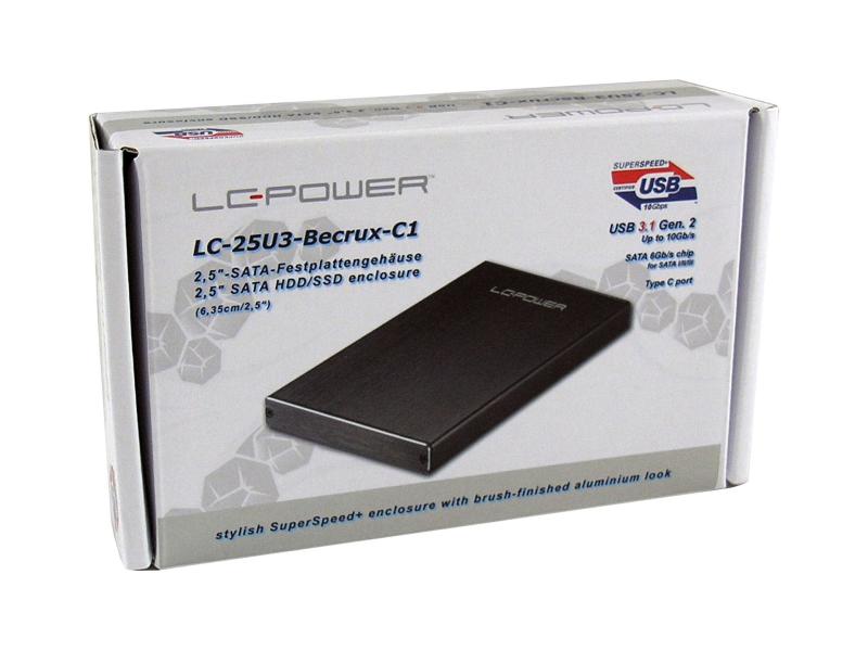 LC-Power Externes Gehäuse LC-25U3-Becrux-C1 2.5