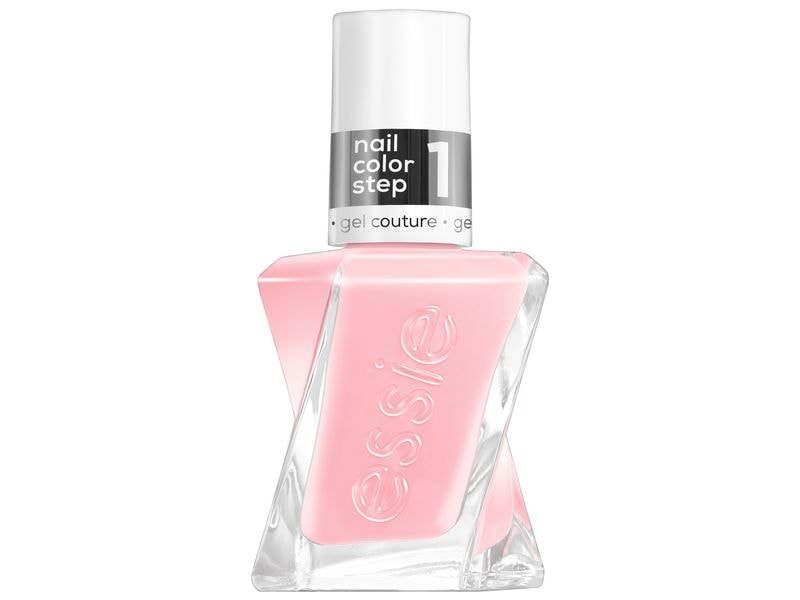 essie Nagellack Gel Couture 505 gossamer garments Nagellack mit Gel-Finish ohne UV-Lampe ganz einfach von Zuhause in Salon-Gel-Qualität versiegeln