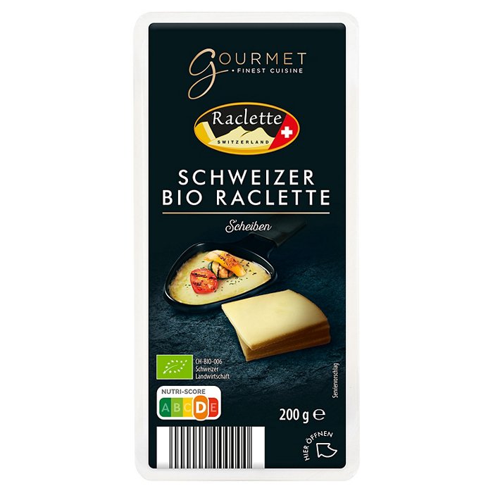GOURMET FINEST CUISINE Bio-Raclette Käse 200 g