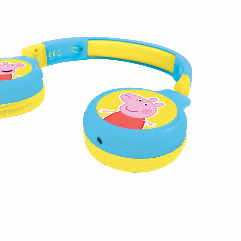 Faltbare Kopfhörer Peppa Wutz 2in1 Bluetooth® und Kabelanschluss