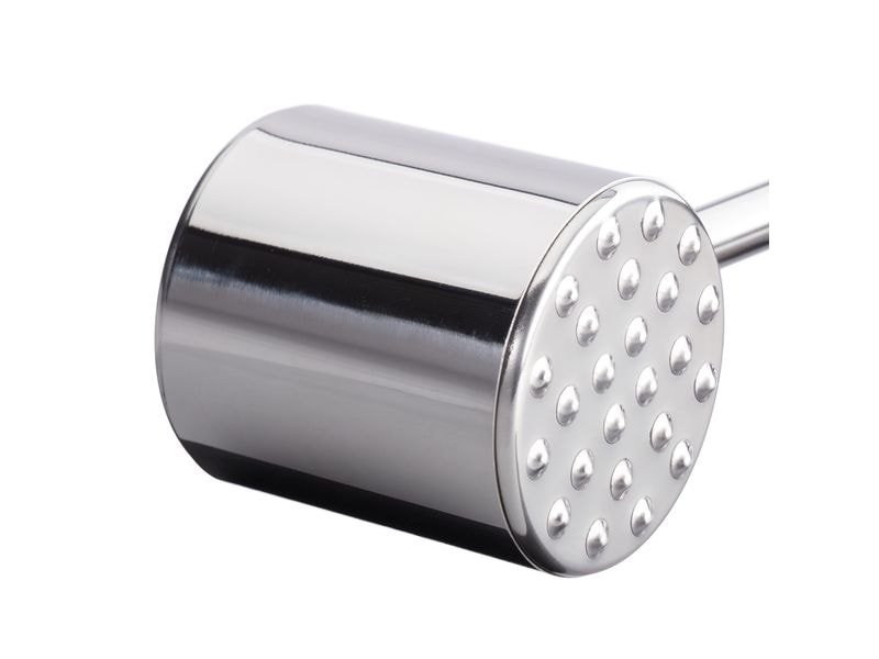 relaxdays Fleischklopfer Silber Fleischhammer