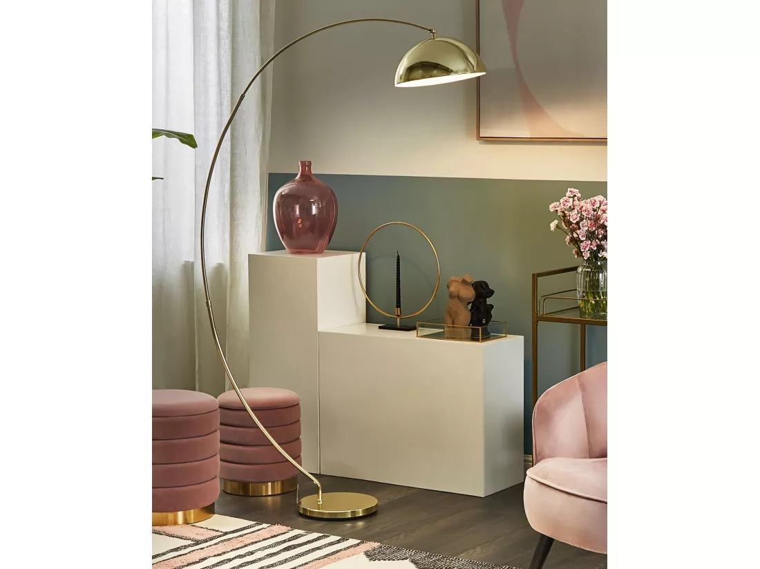 Lampadaire KAMA Métal Doré