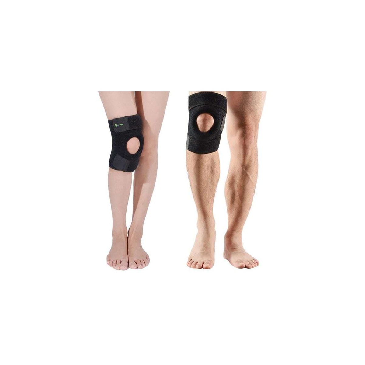 Rockbros stabiliserende knestøtte Large - Svart
