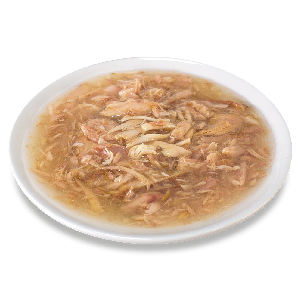 Ração úmida Arquivet para gatos, sabor atum branco e frango.