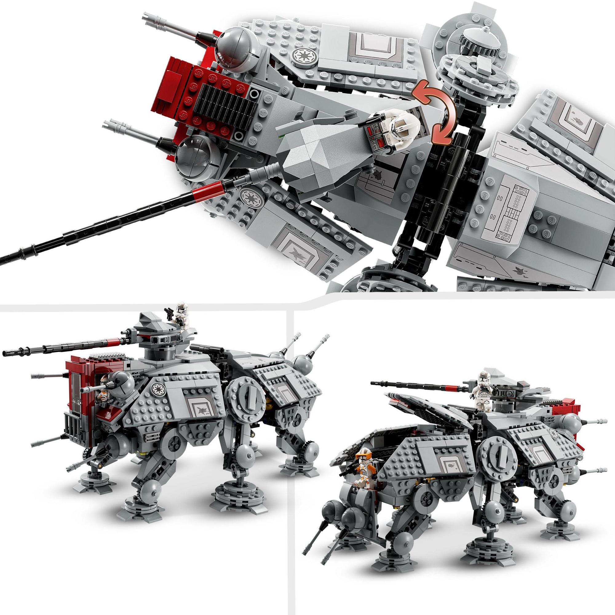 LEGO Konstruktionsspielzeug Star Wars AT-TE Walker