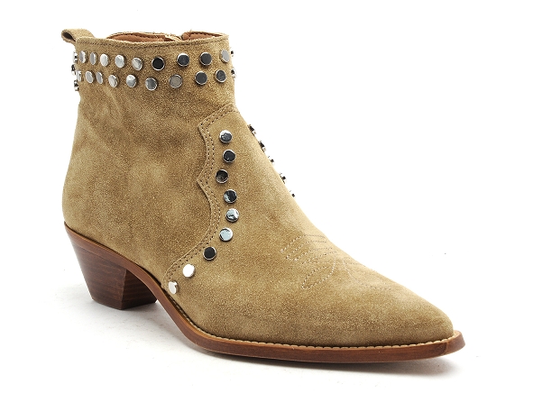 Alpe boots bottine talons femme 2017 beige