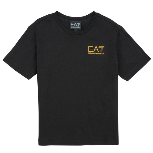 Emporio Armani EA7 - CORE ID TSHIRT - Noir / Doré