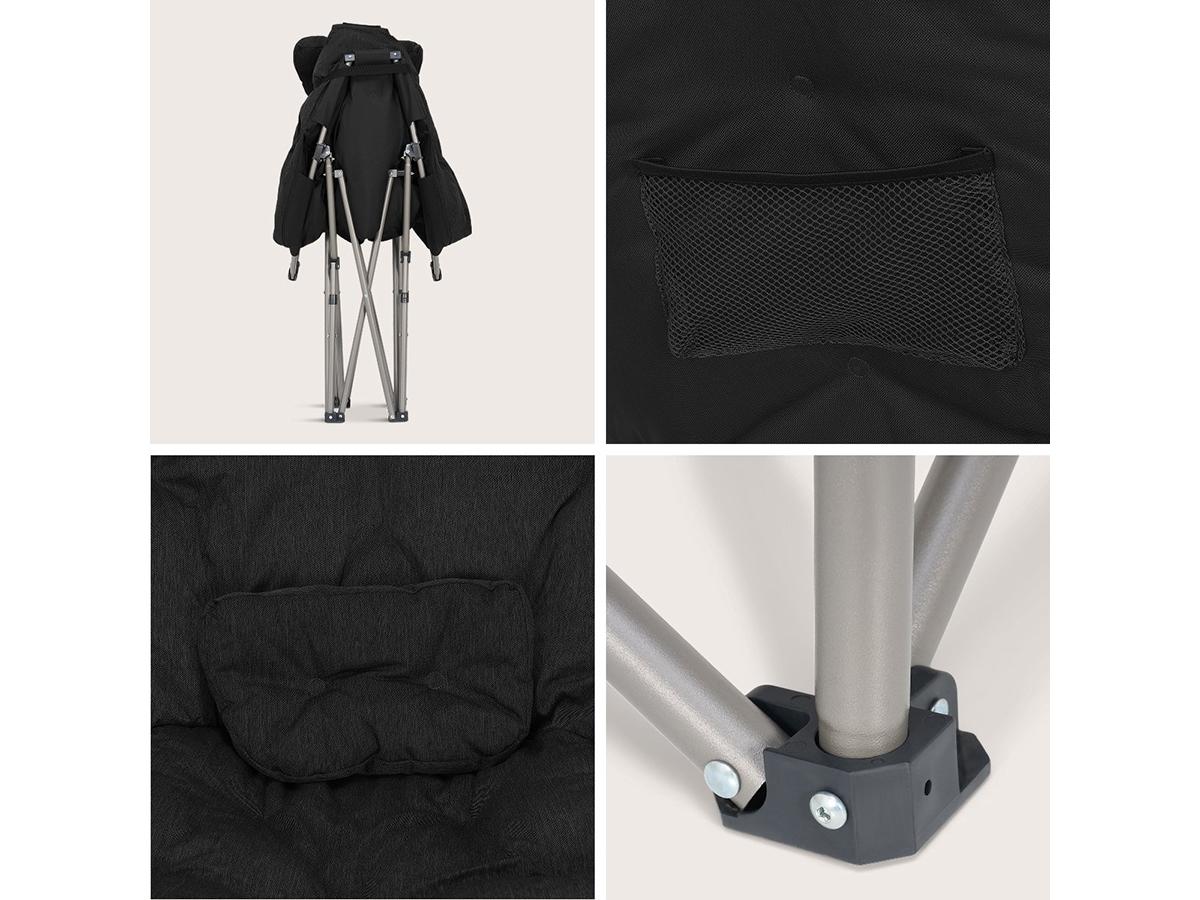 TRVLMORE Comfort Moon XL campingstoel - Black
