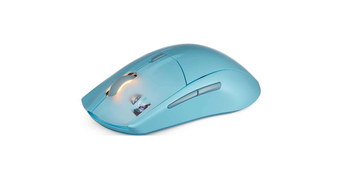 SteelSeriesRival 3 Wireless Gen 2 gaming muis  (Turquoise, 18.000 dpi, RGB, 2.4GHz / Bluetooth 5.0)