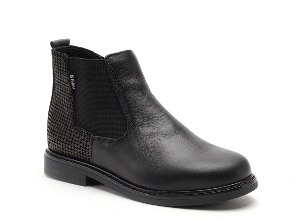 Bopy boots bottine enfant selisou noir