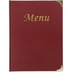 Protège-menus BASIC, A4, noir