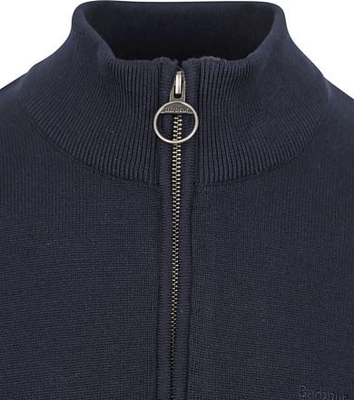 Barbour Half Zip Trui Navy MKN1074-NY91 kopen