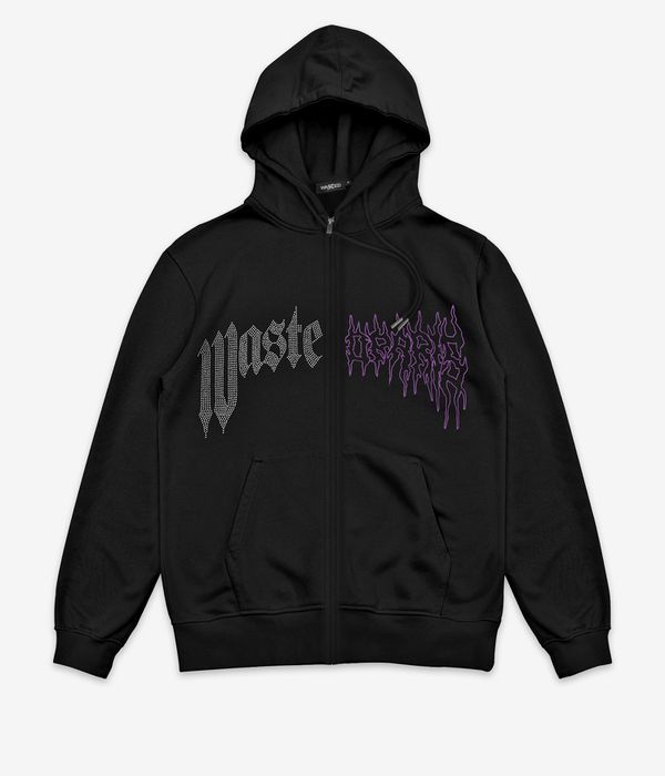 Wasted Paris Crown Pitcher Zip-Hoodie (black)