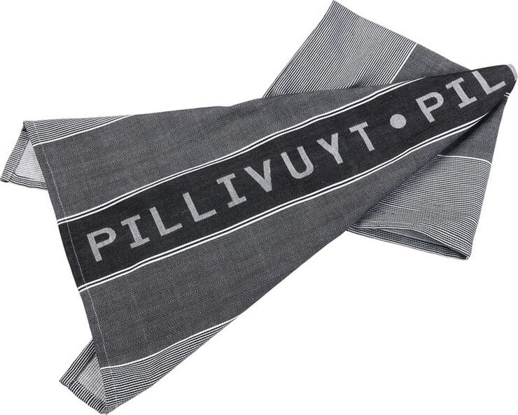 Bastian Pillivuyt viskestykke sort jacquardvævet Sort