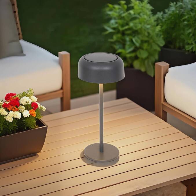 Lampe solaire BOLTY Graphite