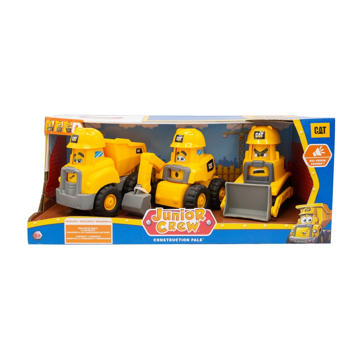 Coffret 3 véhicules de construction CAT