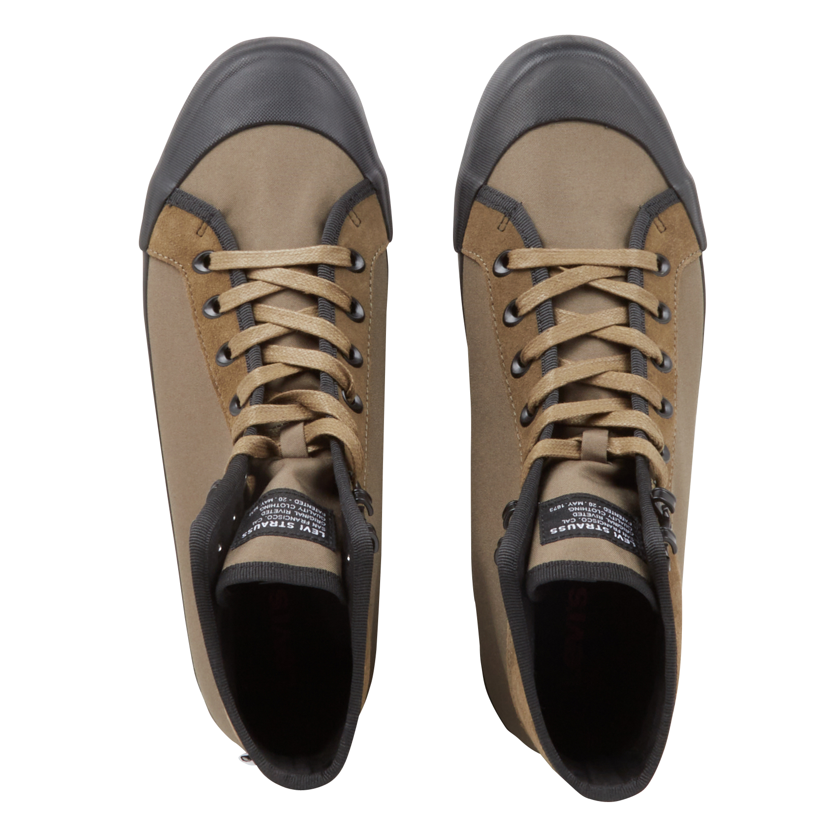 LA PAZ HI - Baskets montantes en cuir | Kaki