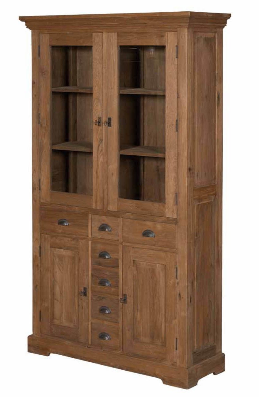 Vitrinekast Bologna B115 x D40 x H195 cm