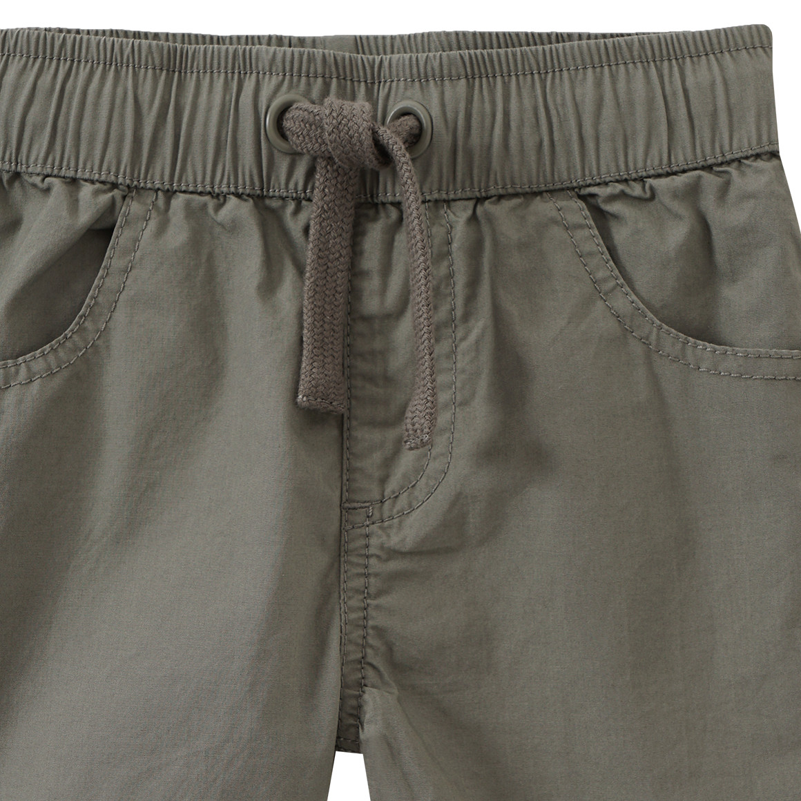 Topomini Baby Shorts mit Kordelzug dunkeloliv