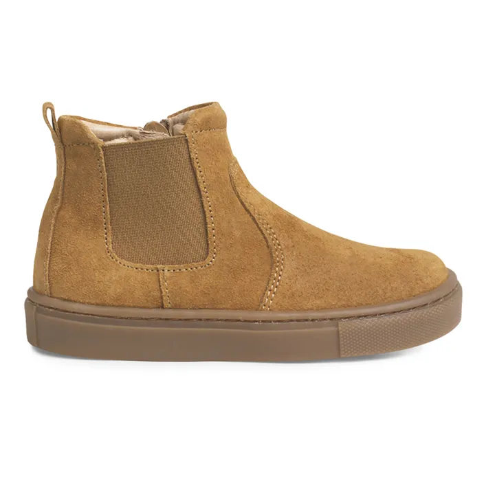 Petit Nord Chelsea Boots Sporty Zip | Camel