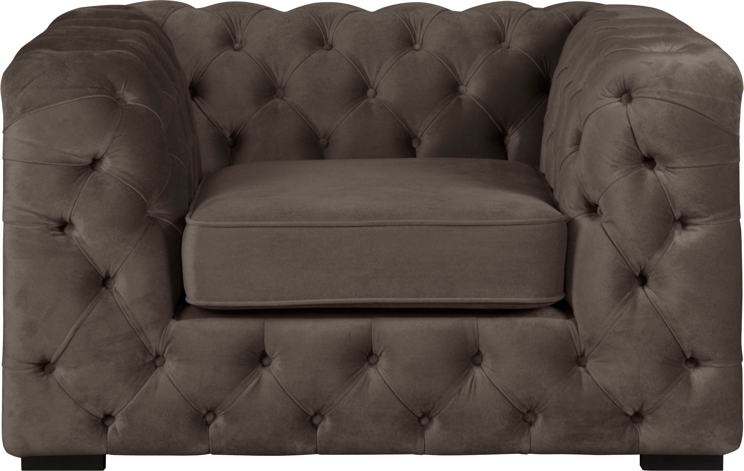 Home affaire Chesterfield-Sessel »Kalina Sessel« mit klassischer Chesterfield-Knopfheftung, sehr hochwertige Qualität